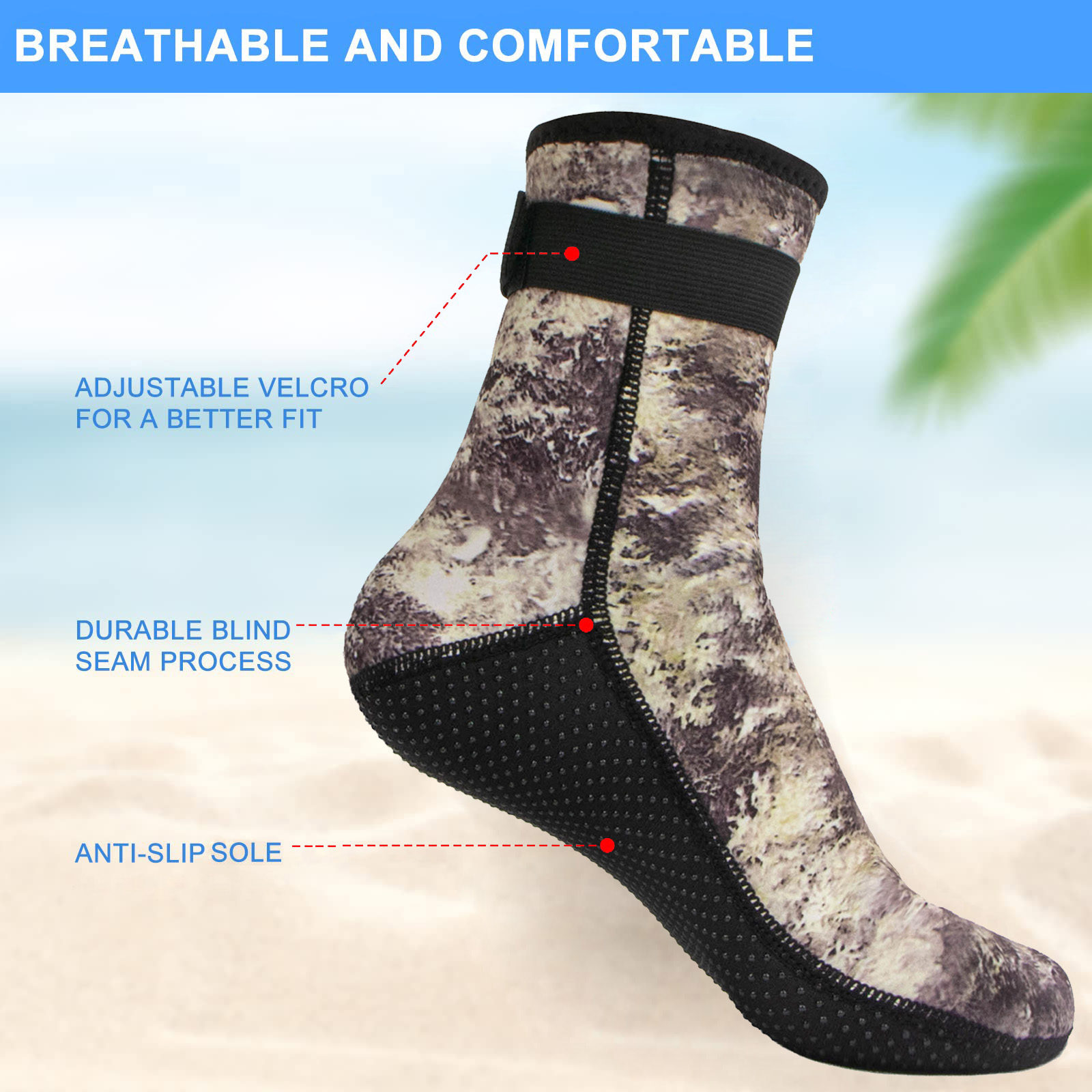 3 mm neopreen watersokken duik - Aquatic Sports Shoes recensie en prijs