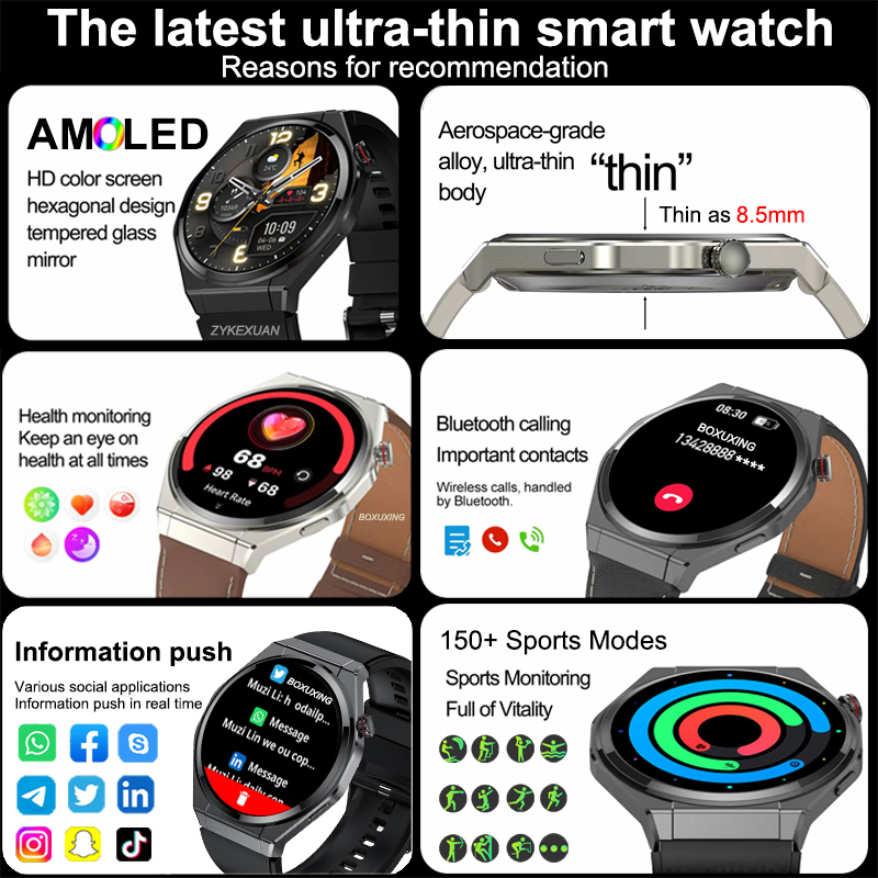 2026 Nieuwe Ultra Dunne Smartw - Aquatic Sports Performance recensie en prijs