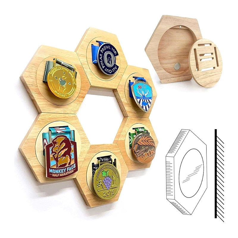 Houten medaille-displaystandaa - Aquatic Sports Hat recensie en prijs